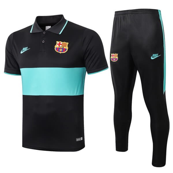 Polo Barcelona Conjunto Completo 2019-2020 Negro